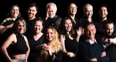 Photo de l'équipe des ateliers de la compagnie Constellations Éphémères 2024-2025