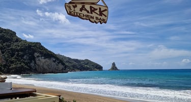 Ark kitchen bar Corfu Villa Olivia Pentati