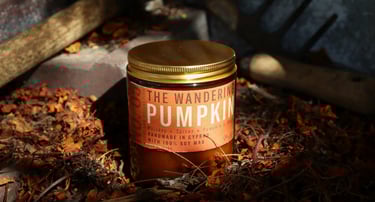Pumpkin Spice Candle in Amber jar