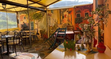 Botigis Grill Taverna Sinarades Villa Olivia Corfu