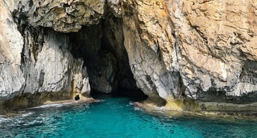 Cave Snorcheling diving Corfu Villa Olivia Pentati