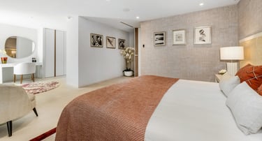 Designer-styled suite at Villa Serenity