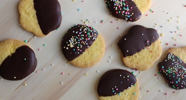 Biscotti senza glutine con cioccolato 