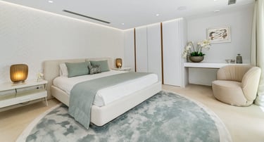 Designer-styled suite at Villa Serenity