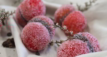 pesche dolci al cioccolato