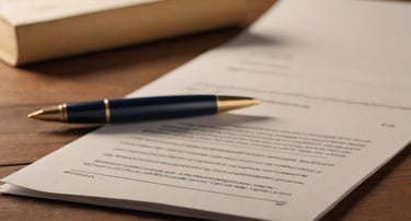 a document to be signed