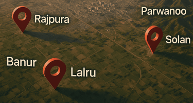 kurali rajpura banur lalru kalka parwanoo location pin on map