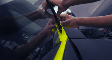 Réparation de vitrage soigné