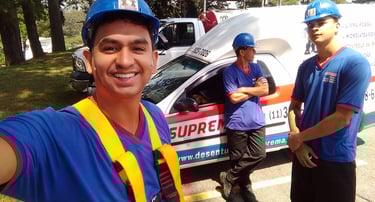 técnicos de desentupimento