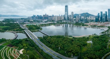 Vista panorámica de Shenzhen