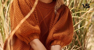 puff sleeves sweater