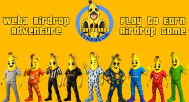 a group of bananas and other characters in a row of bananas