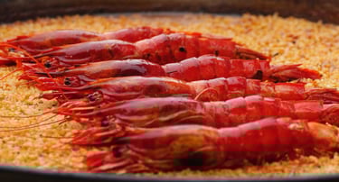 Paella de gamba, un plat ple de sabor i frescor