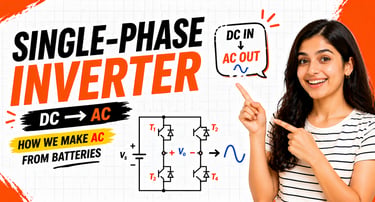 How a single-phase inverter works