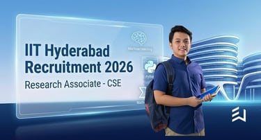 IIT Hyderabad Research Associate Recruitment 2026 notification for CSE Project Staff vacancy with II