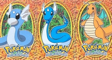 E10 E12 Die Cut Embossed Topps Pokémon The FIrst Movie