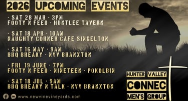 Men's Ministry calendar 2026