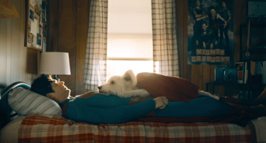 Superman and Krypto take a Well-deserved Rest
