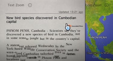 Wii News Channel - New Bird Species!