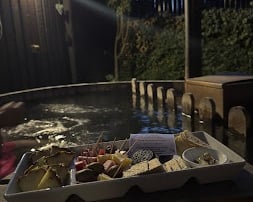 cabaña con tinaja en pichilemu