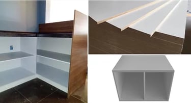 muebles armados en MDF melamina