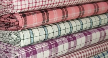 Assorted Tussar Silk Fabric Bundles from India β Natural Forest Silk Ready for Export