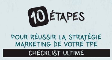 Banderolle checklist marketing