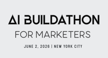AI Buildathon for Marketers in NYC June 2