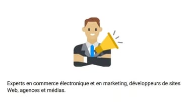 Ecommerce and marketing experts, website developers, agencies and media