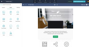 Moosend Editor