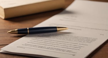 a document to be signed