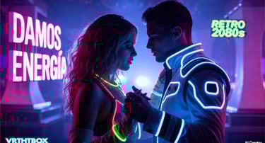 canción DAMOS ENERGÍA, Disco, dance, retro. VRTHTBOX music 80s