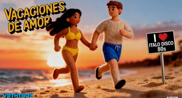 canción VACACIONES DE AMOR.  Italo disco, VRTHTBOX