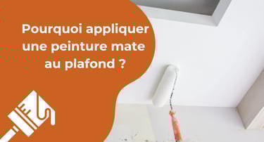 Pourquoi appliquer une peinture mate au plafond ?