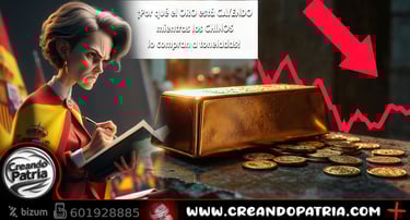 Por qué el ORO está CAYENDO mientras los CHINOS lo compran a toneladas