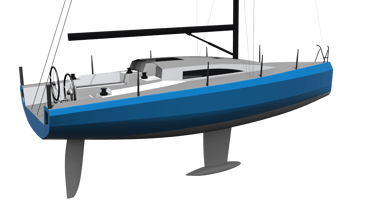 M36 Life sail yacht design starboard exterior