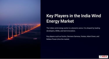 Top wind energy companies in India