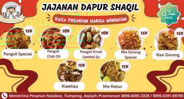 Menu Dapur Shaqil