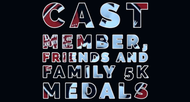 Walt Disney World and Disneyland Cast Member, Family and Friends 5K Medals