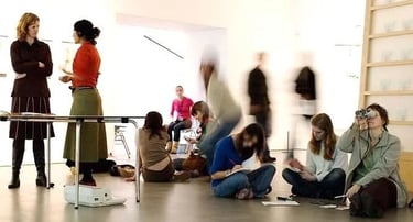 Running a workshop at The Arnolfini with Shani Ali