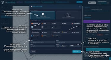 Créer fiche IDS BIMsmarter — templates GID Luxembourg structure MEP