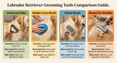 deshedding tools that can be used on Labrador Retrievers