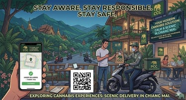 Cannabis delivery in Chiang Mai lifestyle and discreet weed access for digital nomads and travelers in northern Thailand