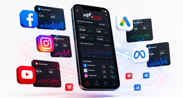 Digital marketing services in Theni by HPV Ads includes social media management, Meta Ads & Google  