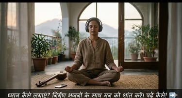 मन को तुरंत शांत करने के लिए निर्गुण भजनों के साथ ध्यान कैसे लगाएं?