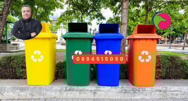 Poubelle maison Maroc 