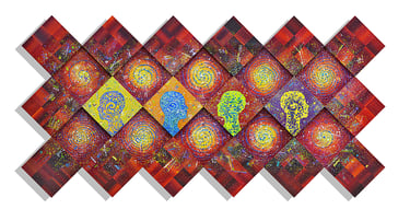 ENCUENTRO DE LAS CULTURAS | Obra de Arte Contemporáneo Neo-Crotálico de Javier Lopez Pastrana