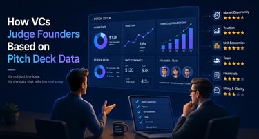 How VCs Judge Founders Based on Pitch Deck Data