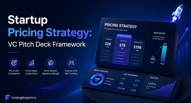 Startup Pricing Strategy: VC Pitch Deck Framework