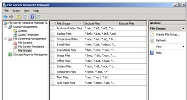 Triagem de Arquivos: Windows Server, o FSRM (File Server Resource Manager)